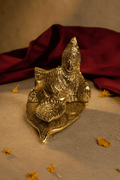 Kubera Deepam | Brass Kubera with Diya for Wealth & Debt Removal