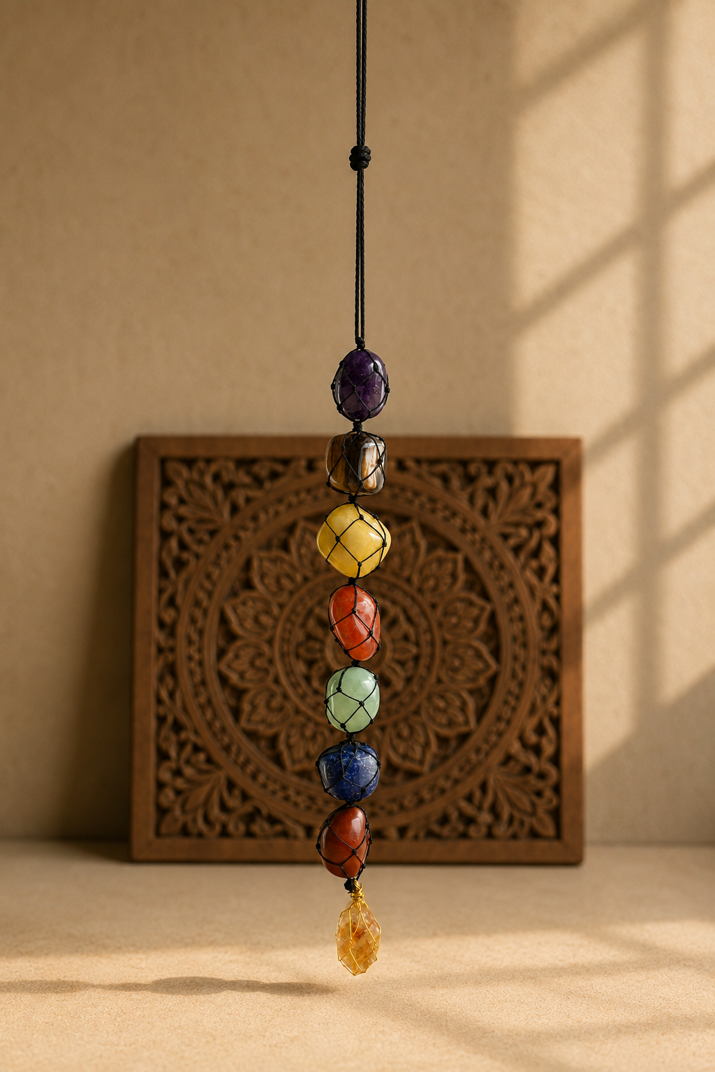 Vasumithra Prathigaram - 7 Chakra Gemstone Hanging