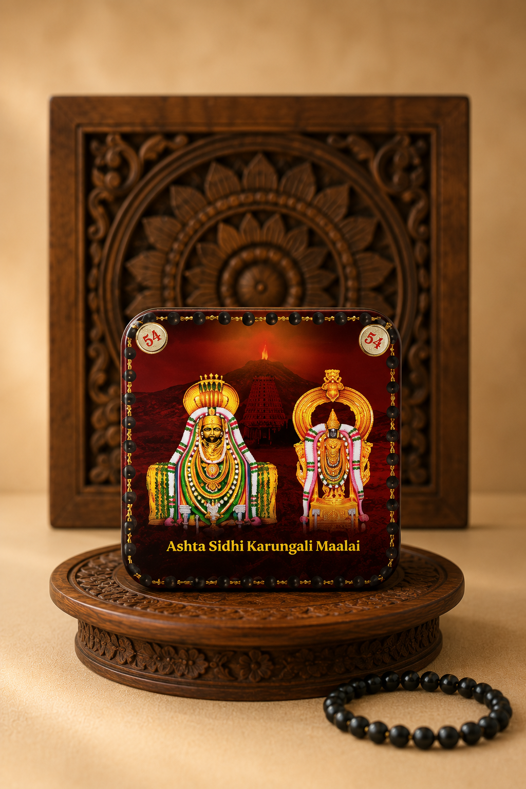 Asta Sithi Karungali Malai (54 Beads) - Lab Certified